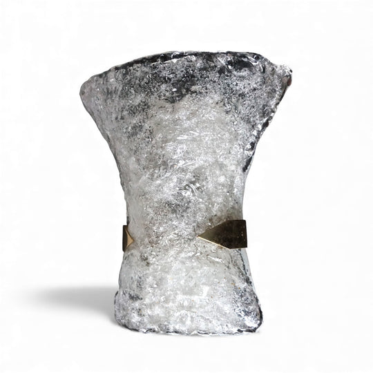 Hillebrand Murano Eisglas Wandlampe von Egon Hillebrand, 1960