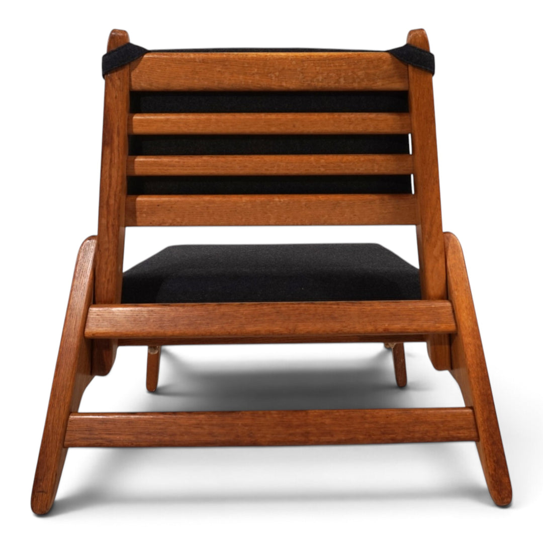 Hunting Chair mit Ottoman Loungesessel von Heinz Heger für PGH Annaberg, 1960