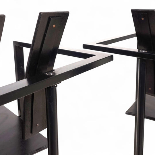 KFF Trix Memphis 2er Set Esszimmerstühle von Karl Friedrich Förster, 1988