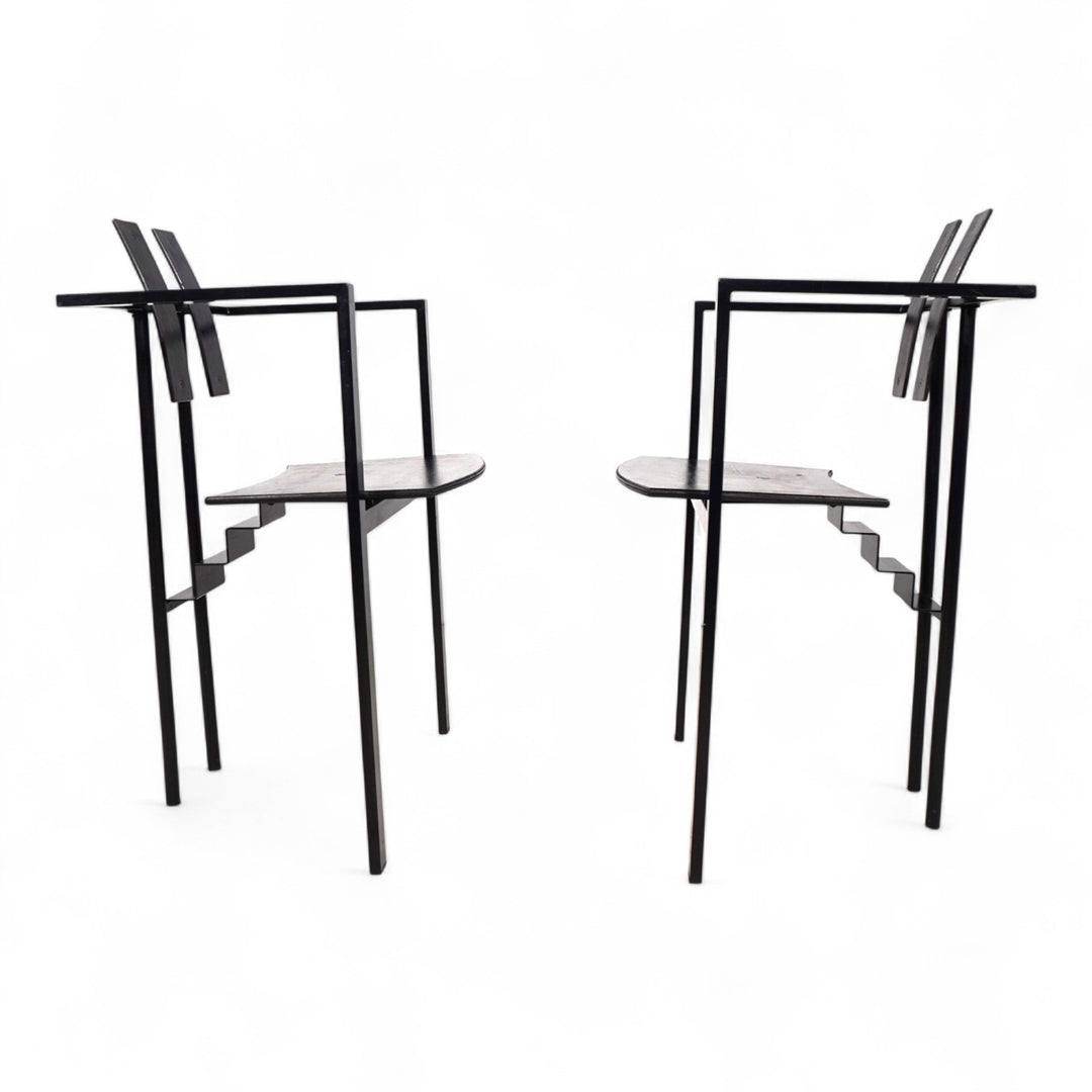 KFF Trix Memphis 2er Set Esszimmerstühle von Karl Friedrich Förster, 1988