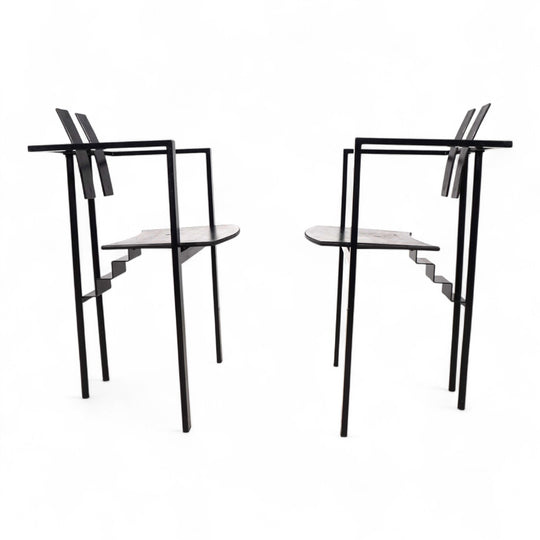 KFF Trix Memphis 2er Set Esszimmerstühle von Karl Friedrich Förster, 1988
