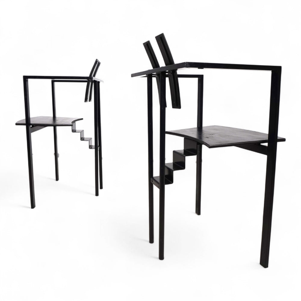 KFF Trix Memphis 2er Set Esszimmerstühle von Karl Friedrich Förster, 1988