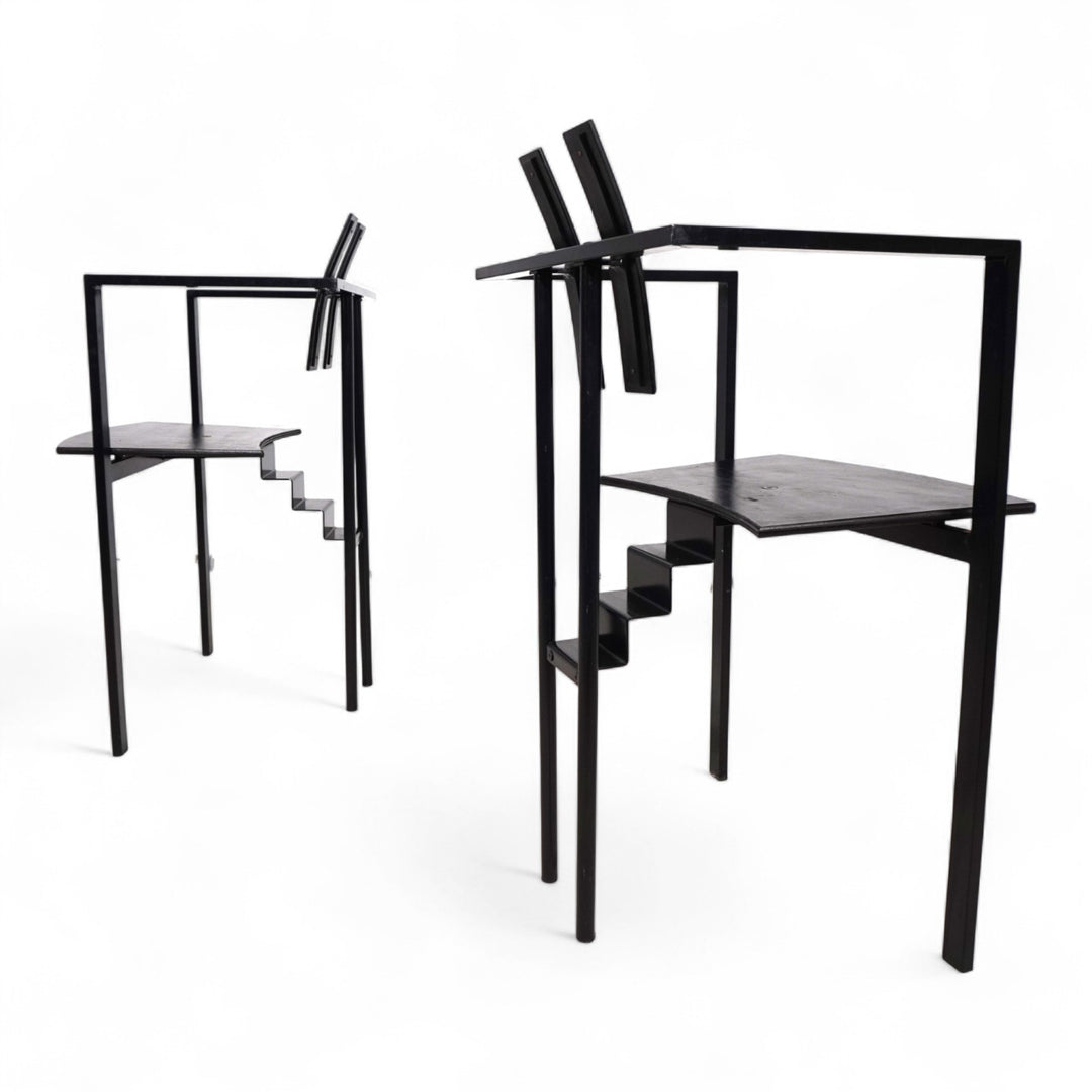 KFF Trix Memphis 2er Set Esszimmerstühle von Karl Friedrich Förster, 1988
