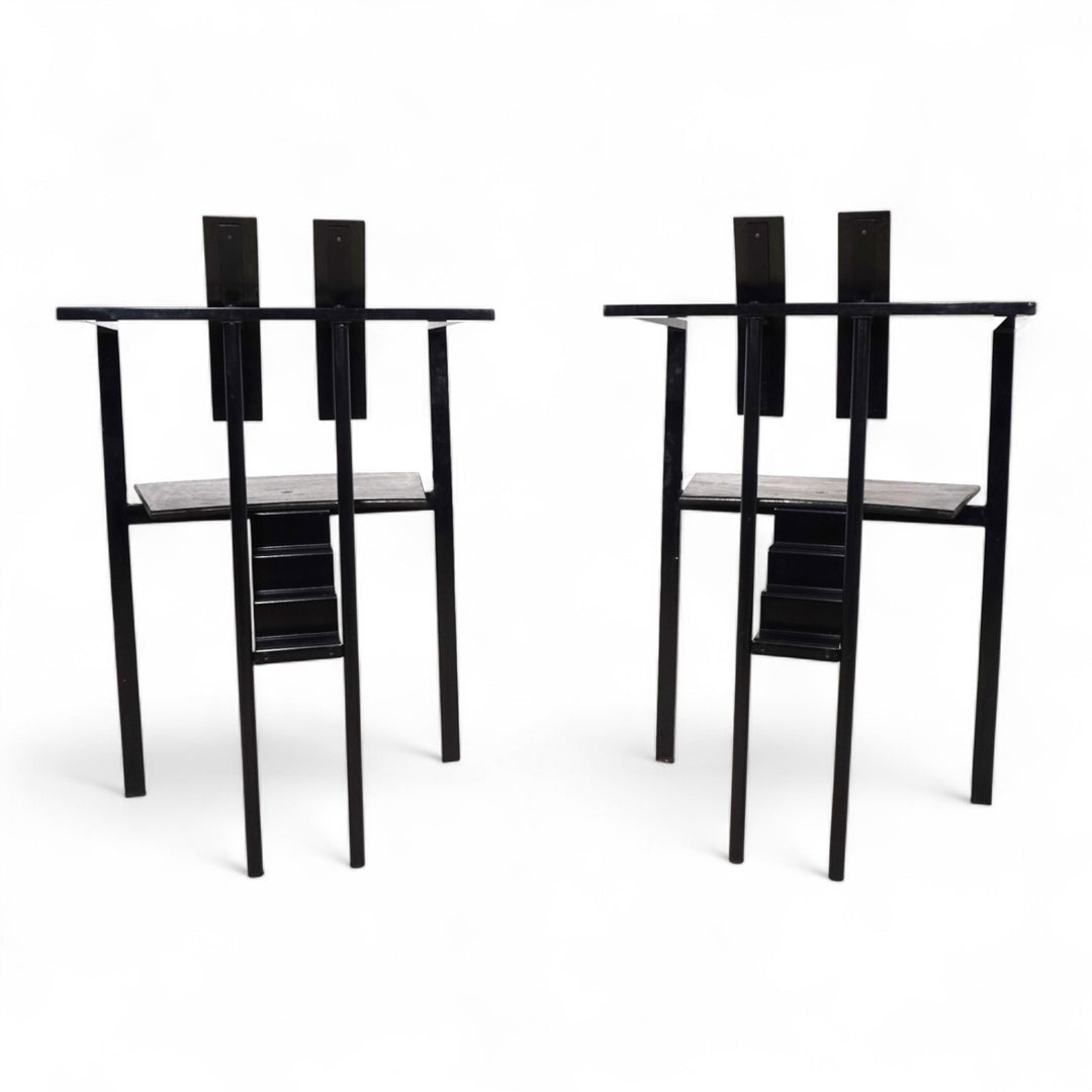 KFF Trix Memphis 2er Set Esszimmerstühle von Karl Friedrich Förster, 1988