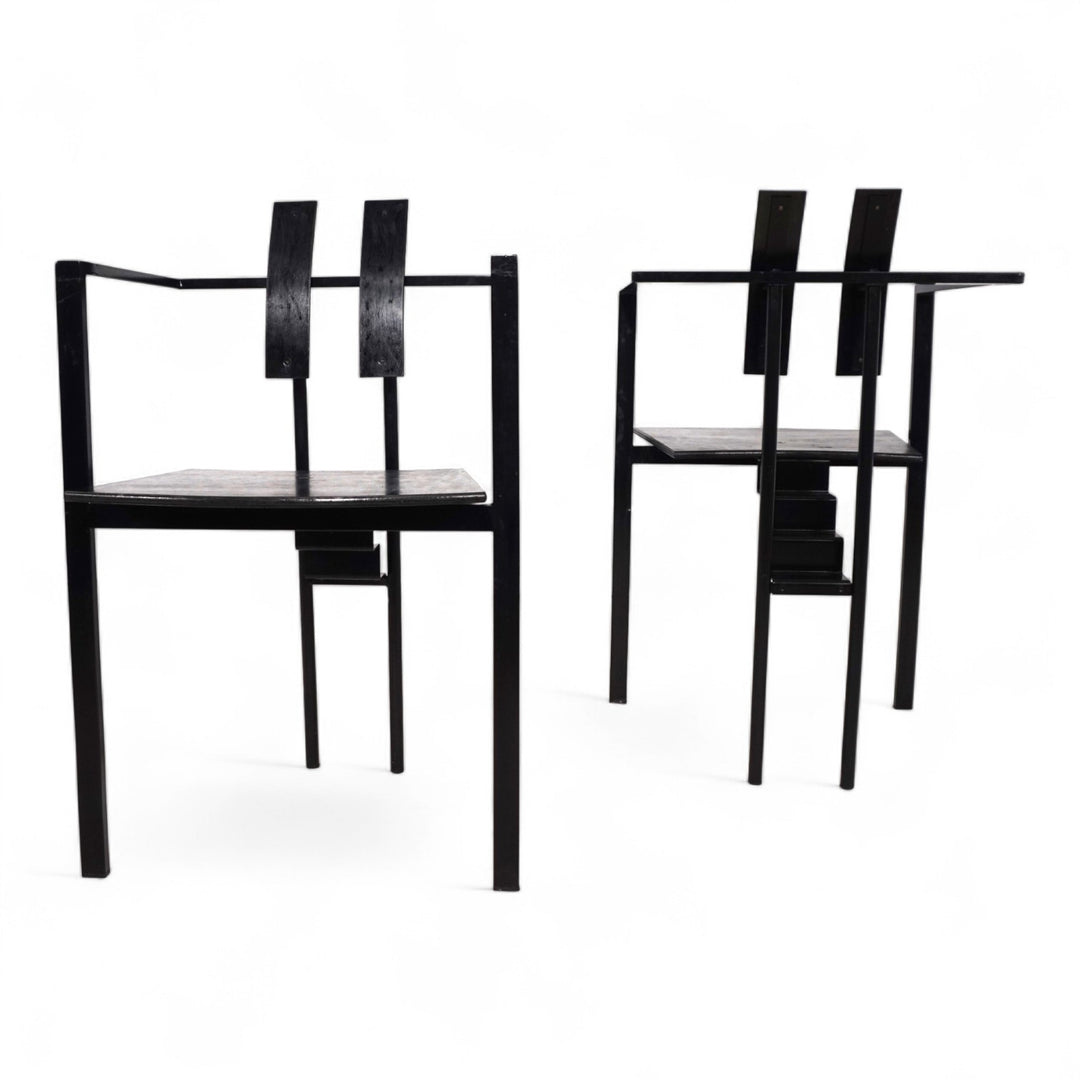 KFF Trix Memphis 2er Set Esszimmerstühle von Karl Friedrich Förster, 1988