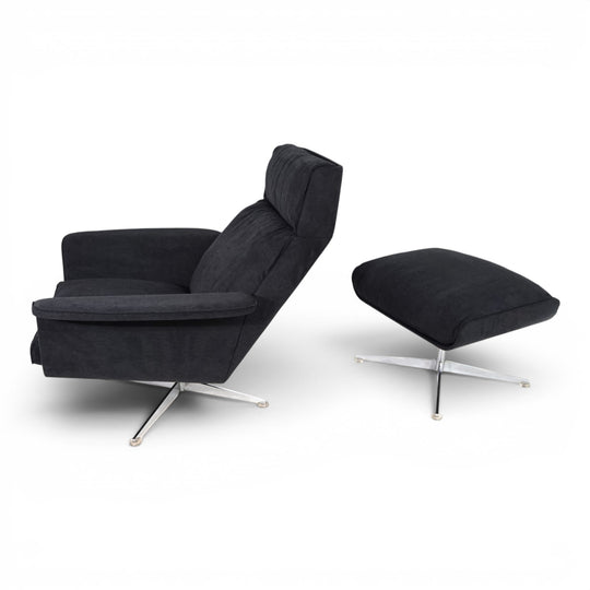 Kaufeld Siesta 62 Loungesessel mit Ottoman von Jacques Brule, 1960