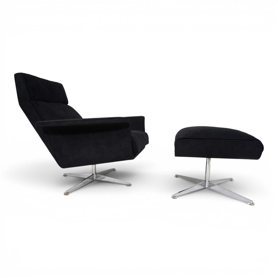 Kaufeld Siesta 62 Loungesessel mit Ottoman von Jacques Brule, 1960