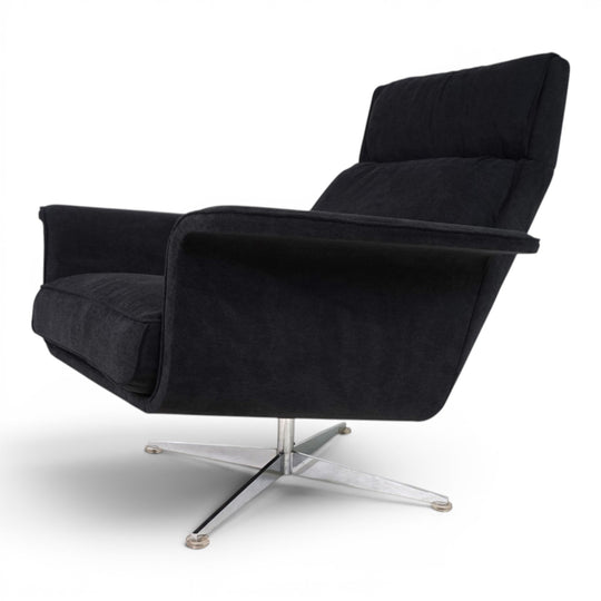 Kaufeld Siesta 62 Loungesessel mit Ottoman von Jacques Brule, 1960