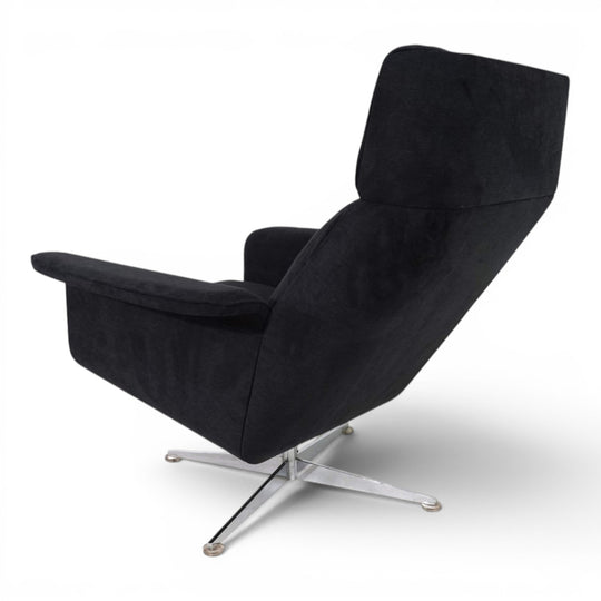 Kaufeld Siesta 62 Loungesessel mit Ottoman von Jacques Brule, 1960