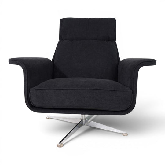 Kaufeld Siesta 62 Loungesessel mit Ottoman von Jacques Brule, 1960