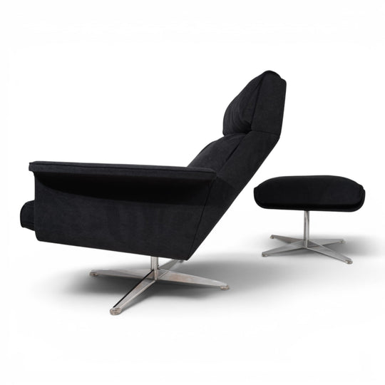 Kaufeld Siesta 62 Loungesessel mit Ottoman von Jacques Brule, 1960