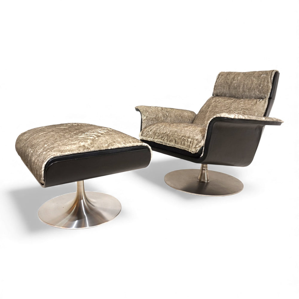 Kaufeld Siesta 62 Loungesessel von Jacques Brule, 1960