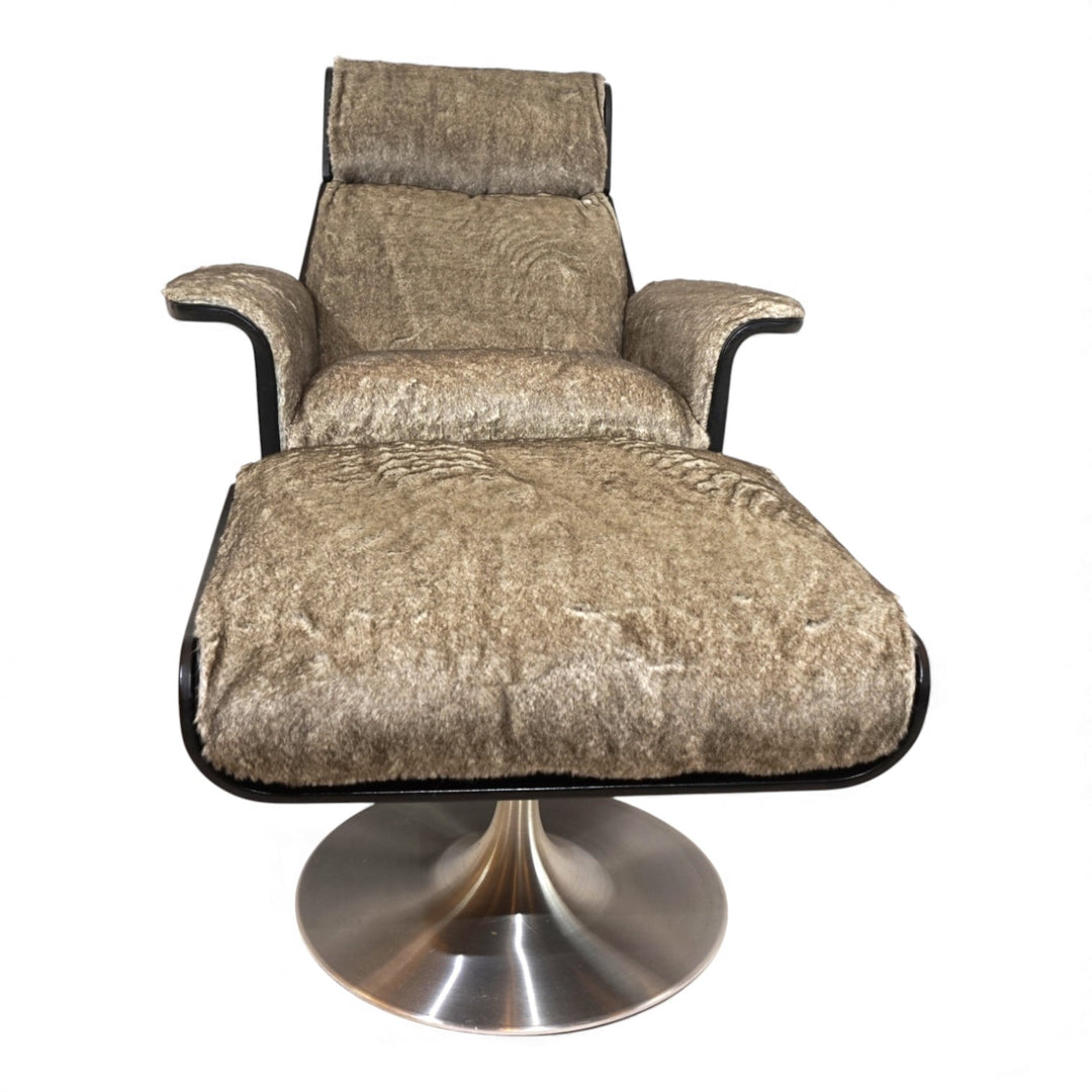 Kaufeld Siesta 62 Loungesessel von Jacques Brule, 1960