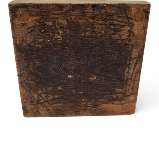 Antiker skulpturaler Kirchenleuchter aus Holz, 1860
