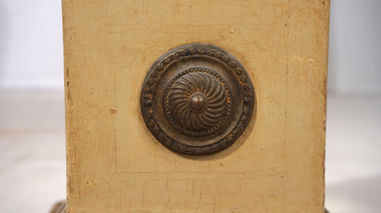 Antiker skulpturaler Kirchenleuchter aus Holz, 1860