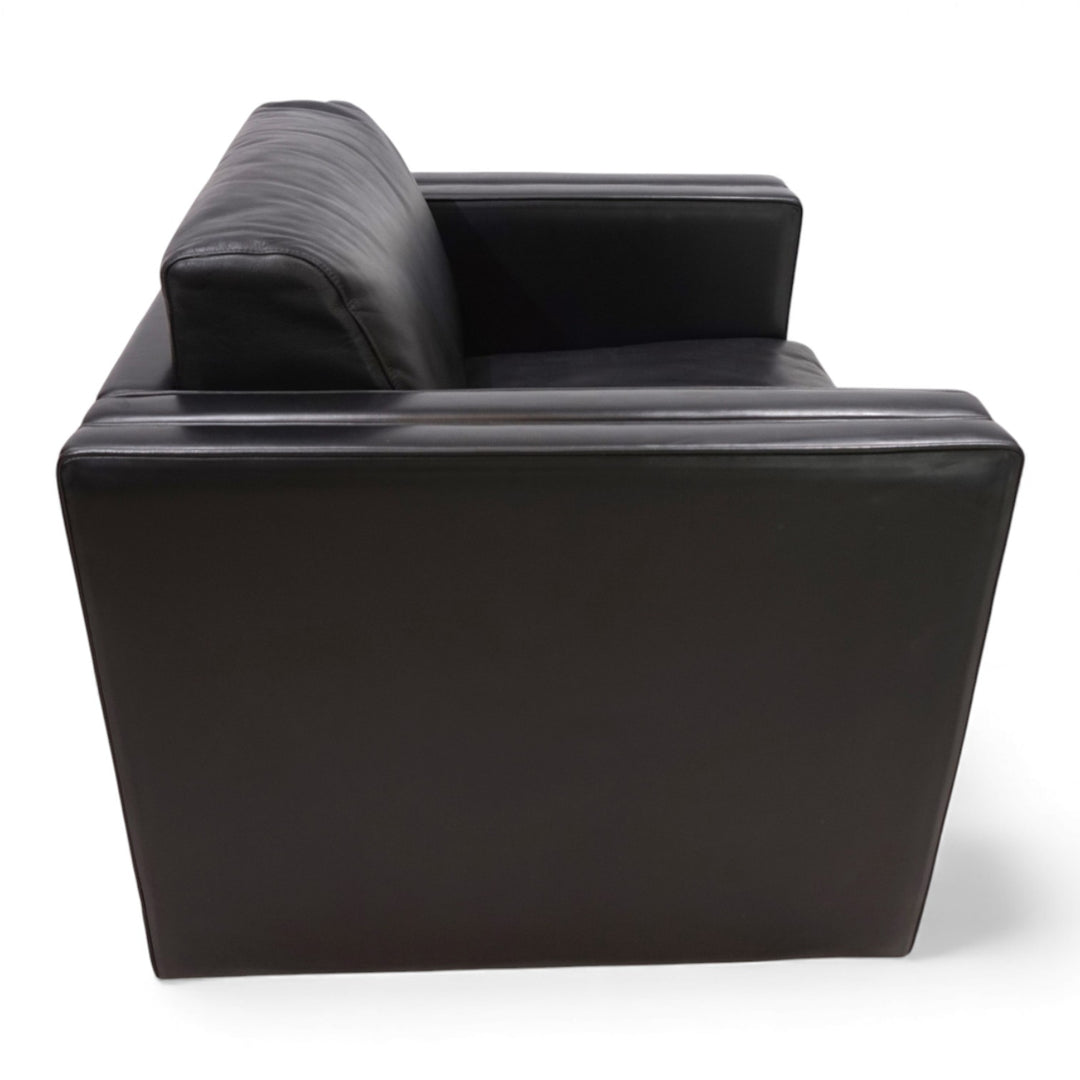 Knoll Studio Line Leder Clubsessel von Jürgen Lange, 1970