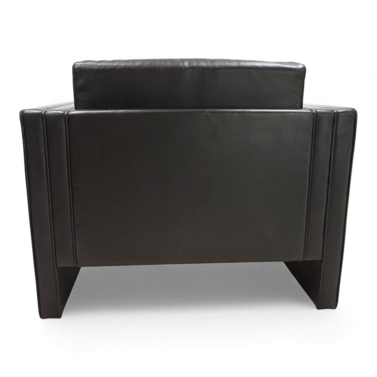 Knoll Studio Line Leder Clubsessel von Jürgen Lange, 1970