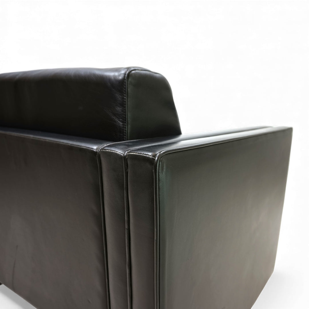 Knoll Studio Line Leder Clubsessel von Jürgen Lange, 1970