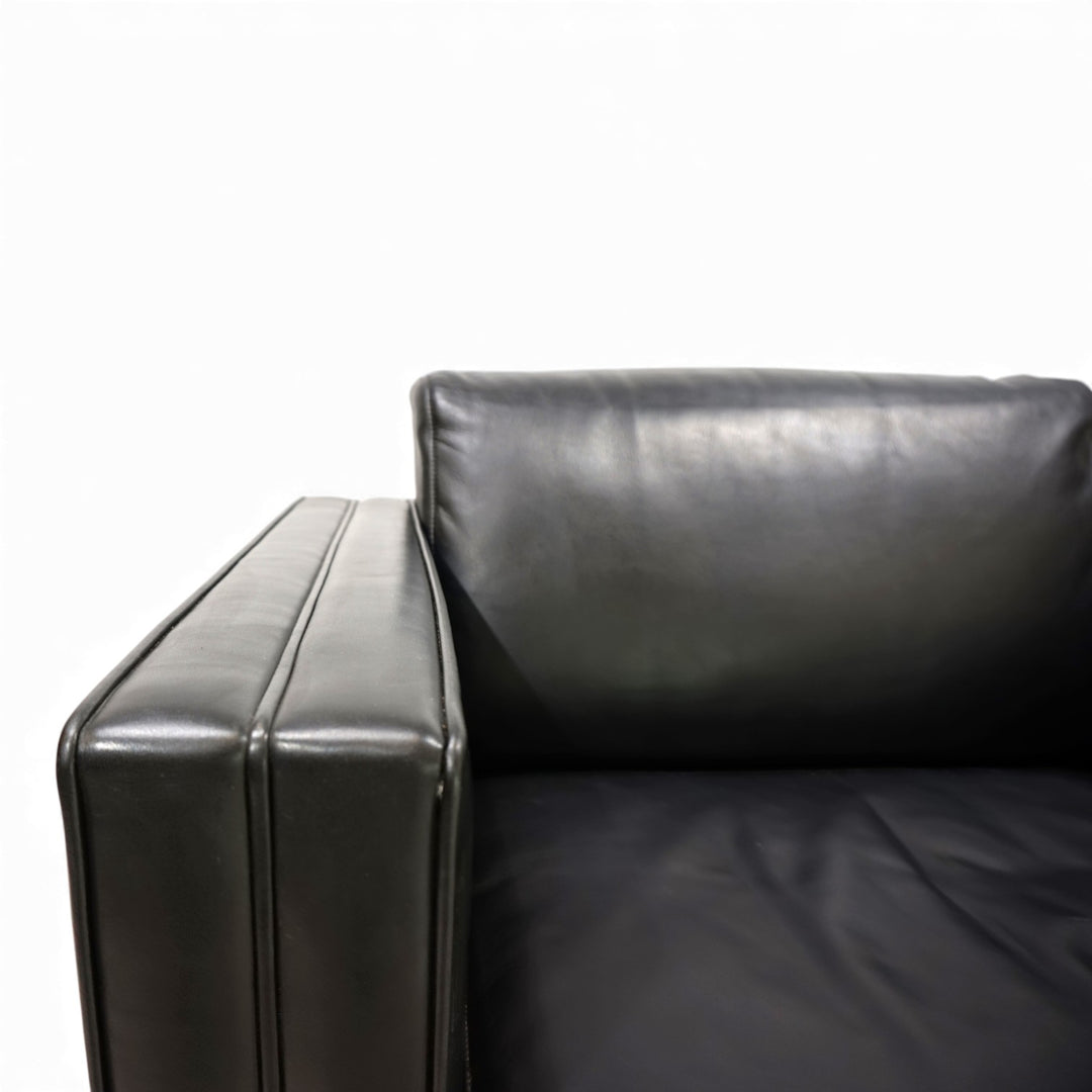 Knoll Studio Line Leder Clubsessel von Jürgen Lange, 1970