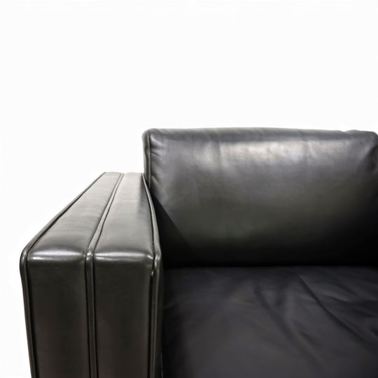 Knoll Studio Line Leder Clubsessel von Jürgen Lange, 1970