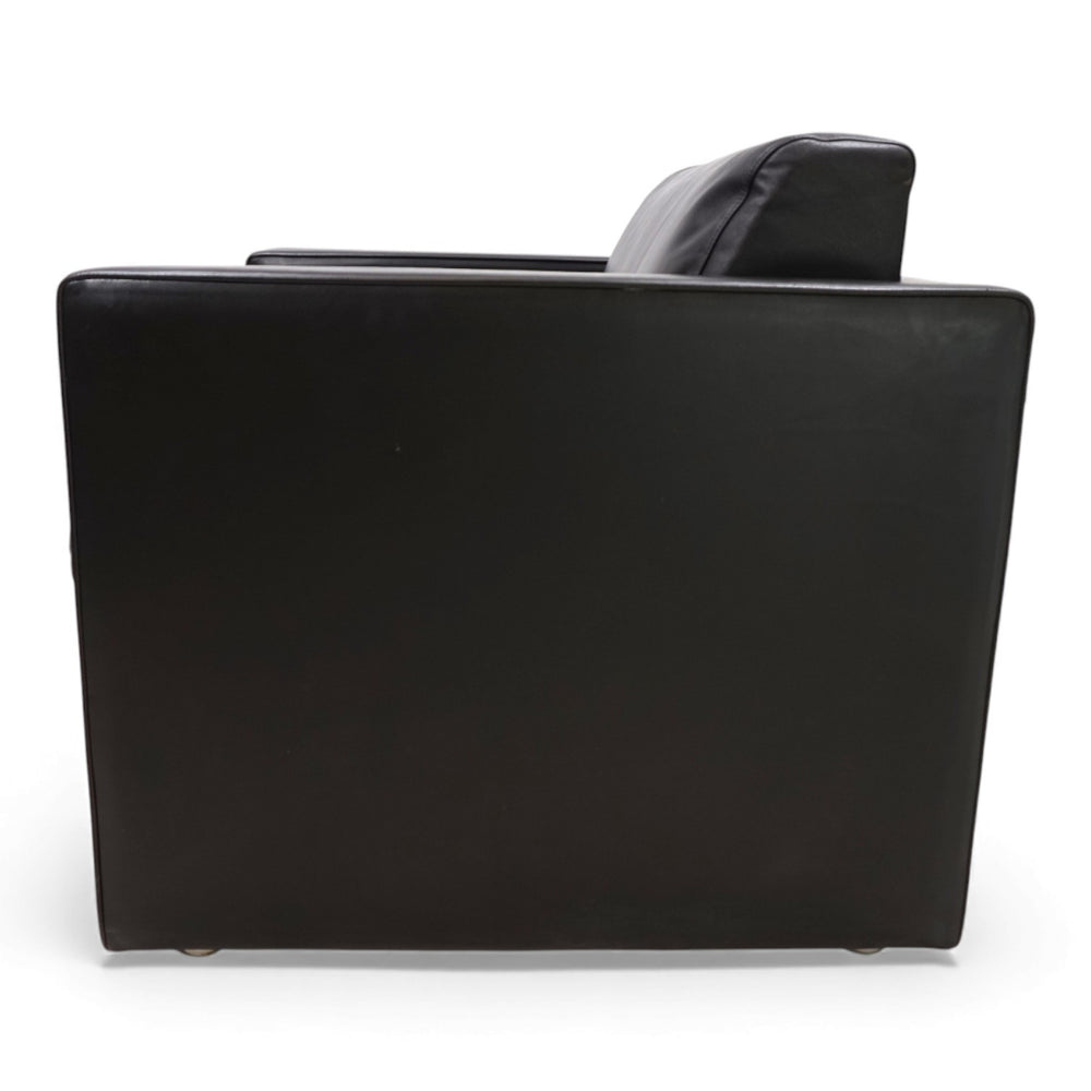 Knoll Studio Line Leder Clubsessel von Jürgen Lange, 1970