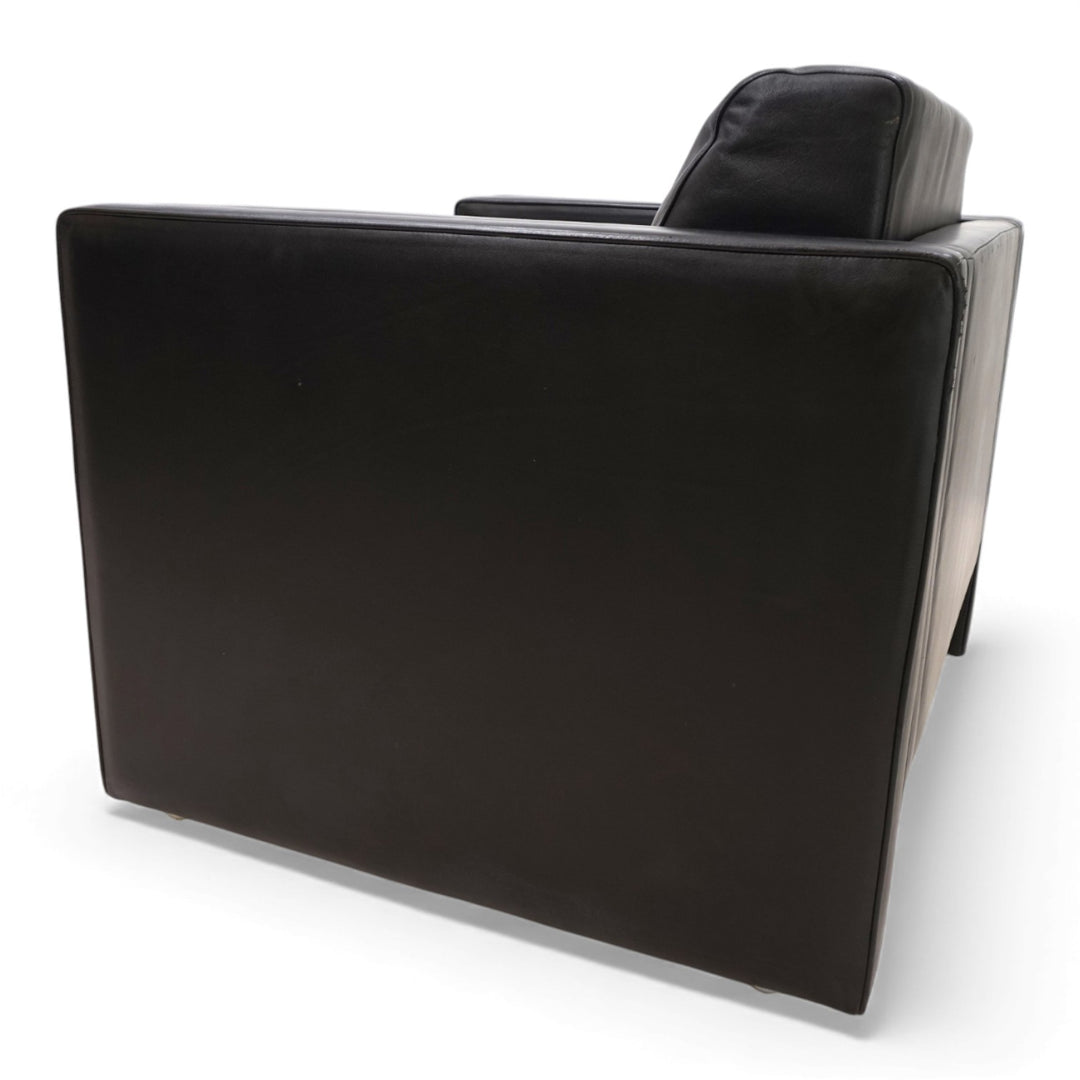 Knoll Studio Line Leder Clubsessel von Jürgen Lange, 1970