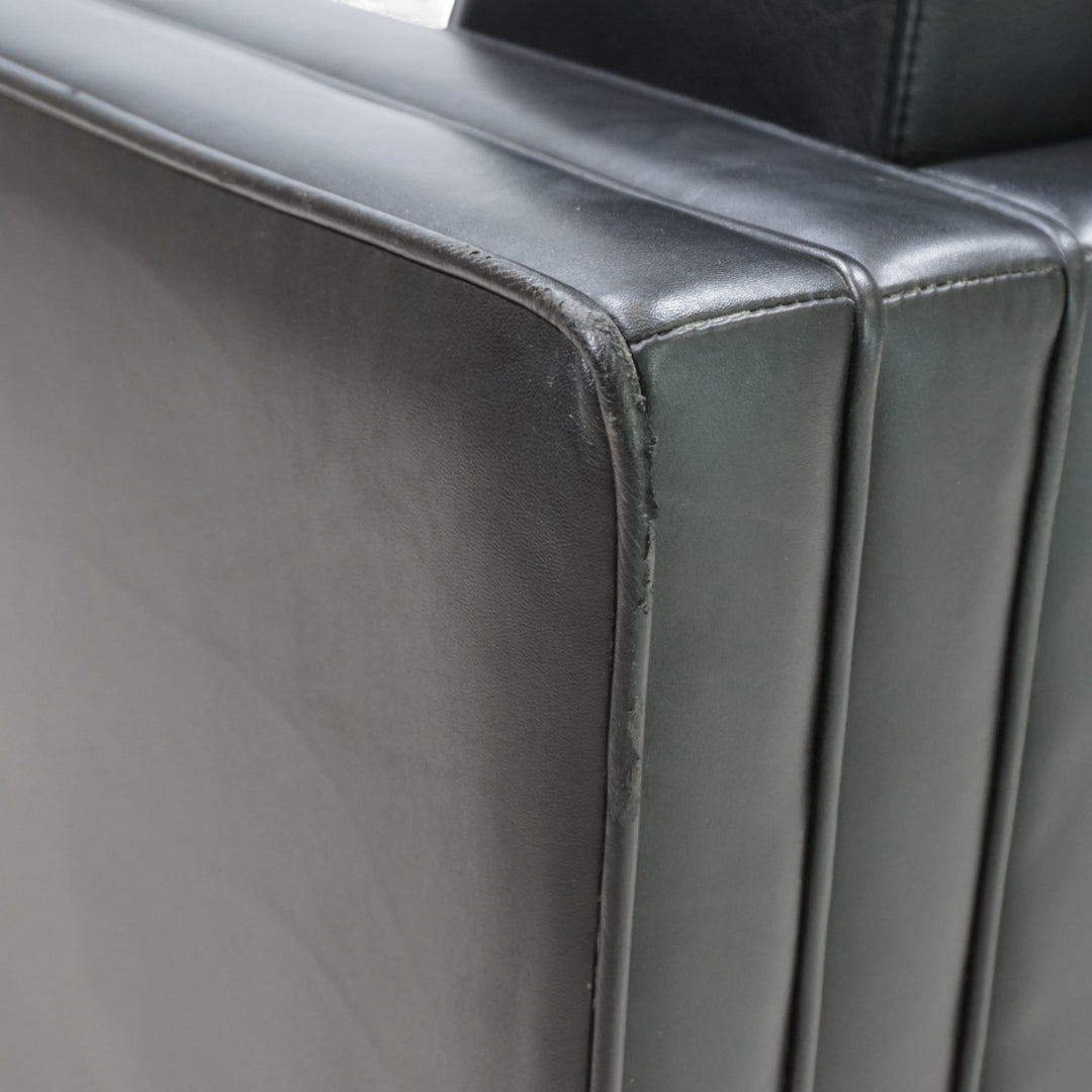 Knoll Studio Line Leder Clubsessel von Jürgen Lange, 1970