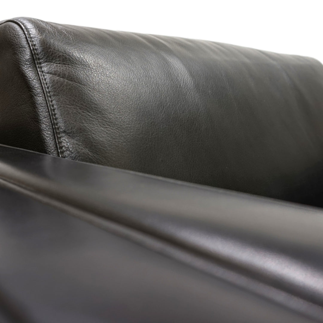 Knoll Studio Line Leder Clubsessel von Jürgen Lange, 1970