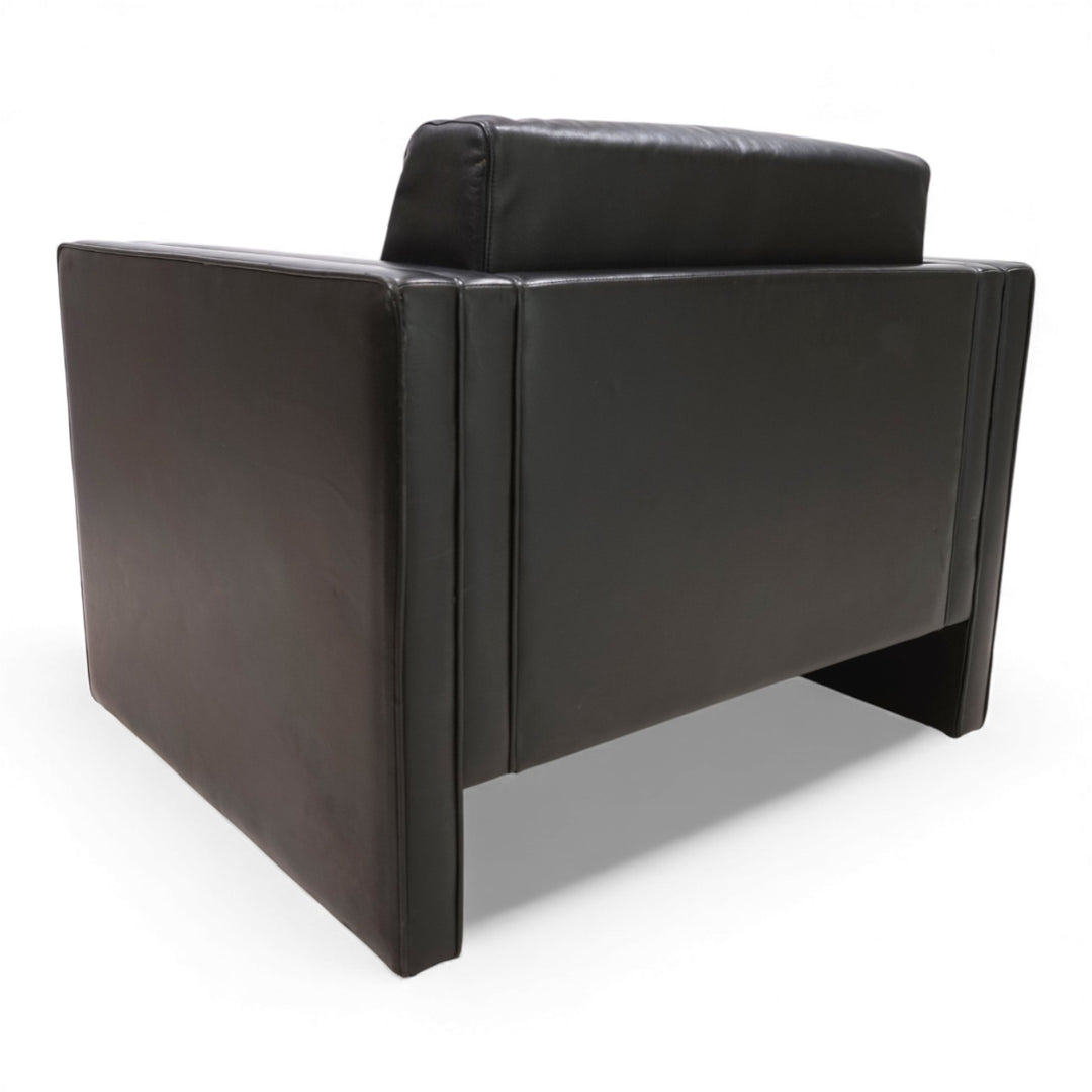 Knoll Studio Line Leder Clubsessel von Jürgen Lange, 1970