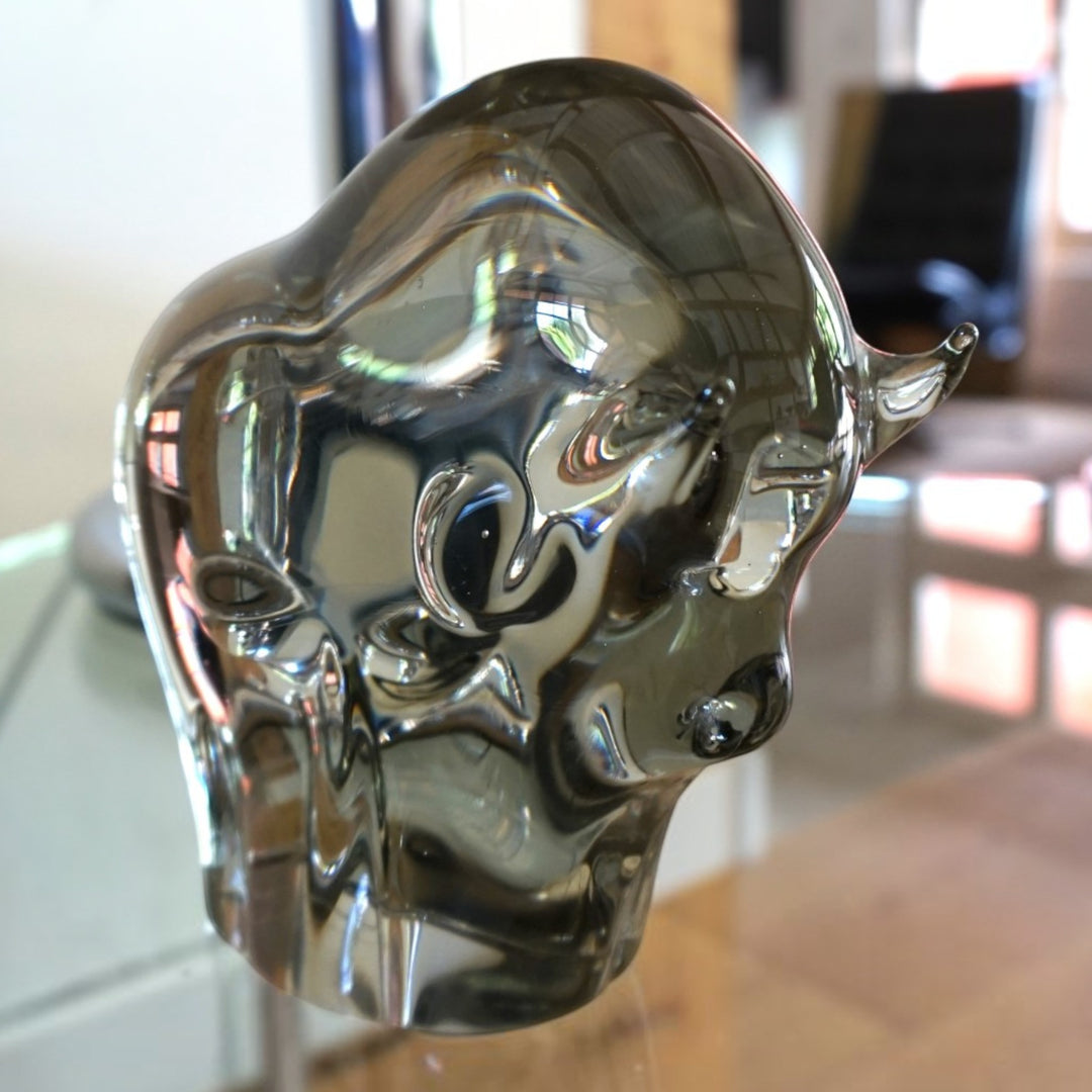 Livio Seguso Murano Stier Glas Skulptur, 1970