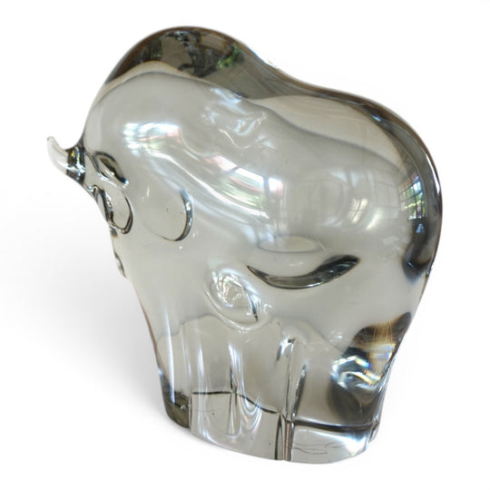 Livio Seguso Murano Stier Glas Skulptur, 1970