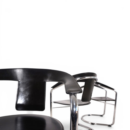 4er Set Esszimmerstühle von A. Rizzatto für Lo Studio