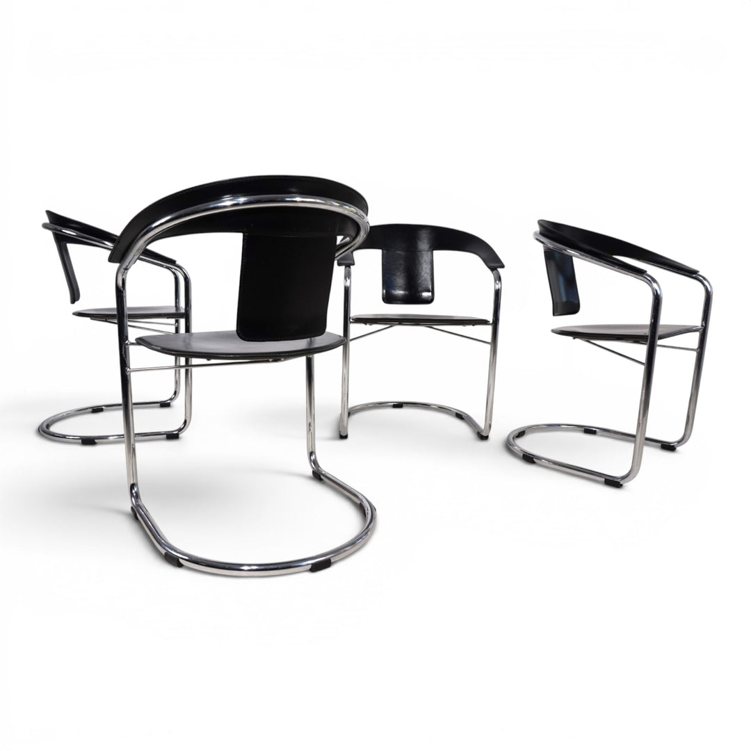 4er Set Esszimmerstühle von A. Rizzatto für Lo Studio