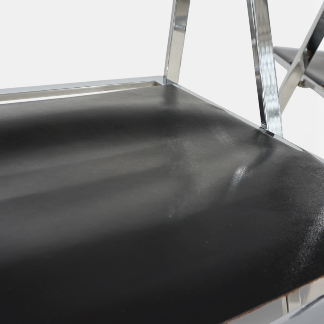 Lübke 4er Set Esszimmerstühle klappbar von Fantoni&Geraci, 1969