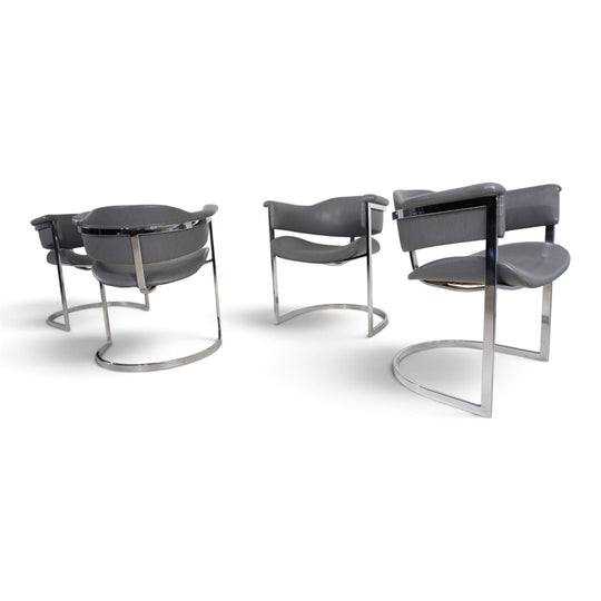 4er Set Esszimmerstühle von Vittorio Introini für Mario Sabot, 1970