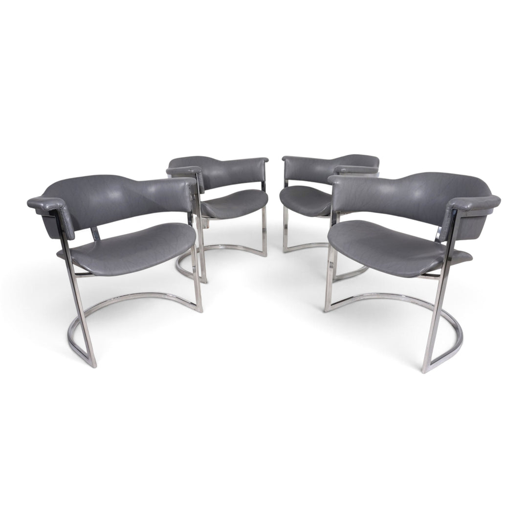 4er Set Esszimmerstühle von Vittorio Introini für Mario Sabot, 1970