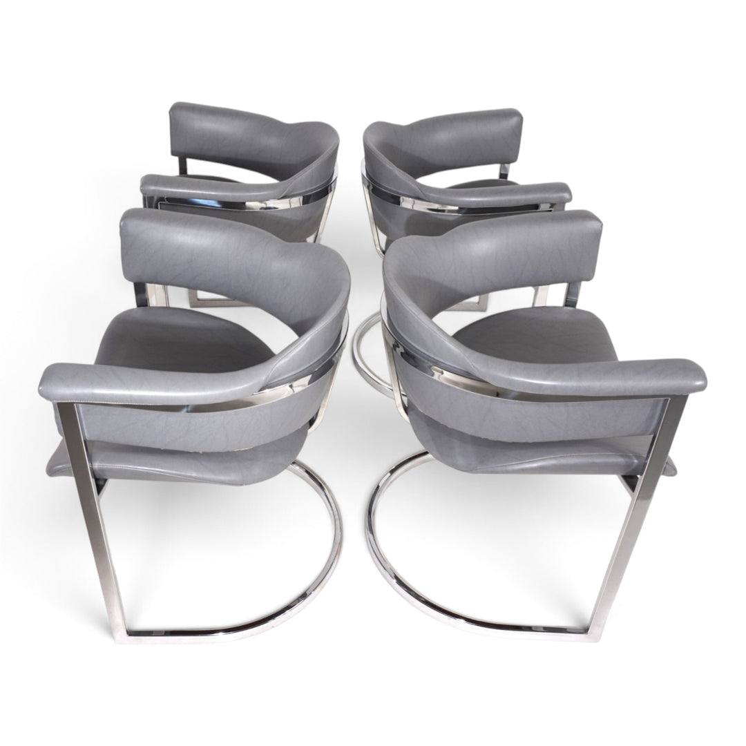 4er Set Esszimmerstühle von Vittorio Introini für Mario Sabot, 1970