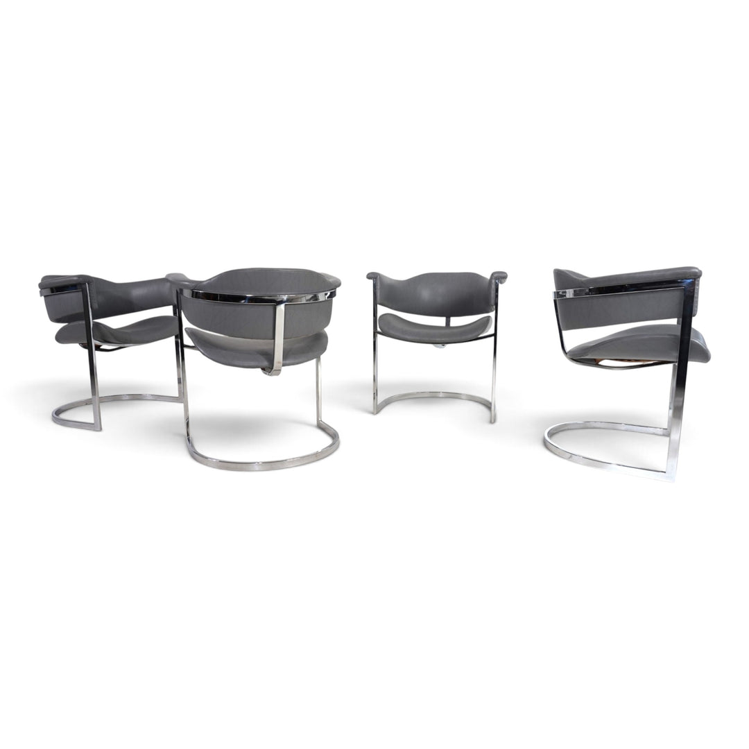 4er Set Esszimmerstühle von Vittorio Introini für Mario Sabot, 1970