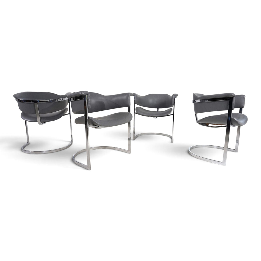 4er Set Esszimmerstühle von Vittorio Introini für Mario Sabot, 1970