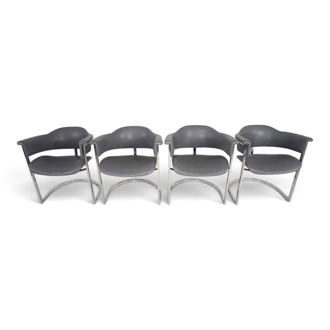 4er Set Esszimmerstühle von Vittorio Introini für Mario Sabot, 1970