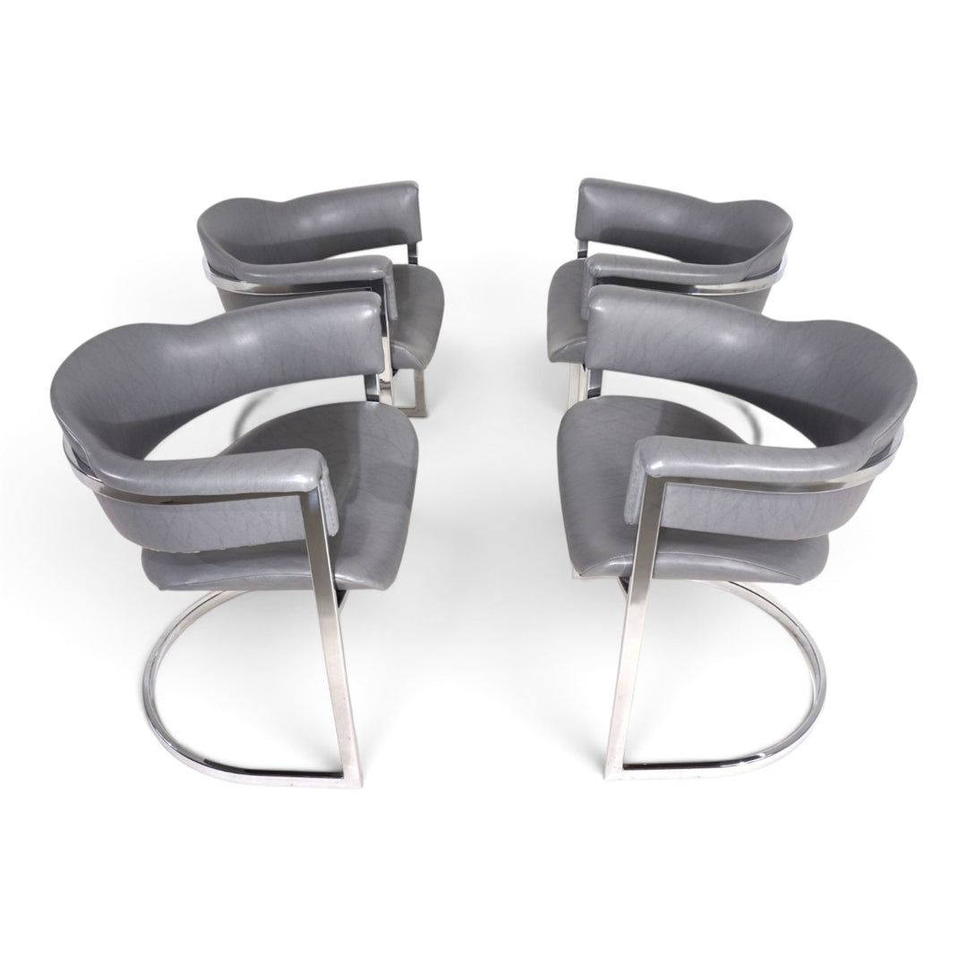 4er Set Esszimmerstühle von Vittorio Introini für Mario Sabot, 1970