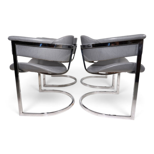 4er Set Esszimmerstühle von Vittorio Introini für Mario Sabot, 1970