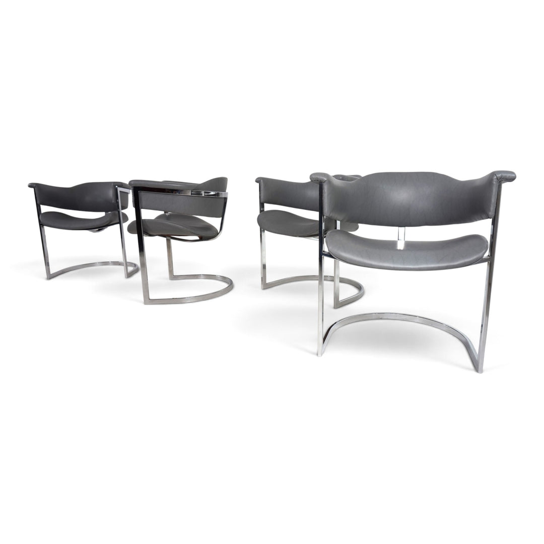 4er Set Esszimmerstühle von Vittorio Introini für Mario Sabot, 1970