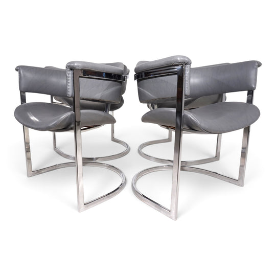 4er Set Esszimmerstühle von Vittorio Introini für Mario Sabot, 1970