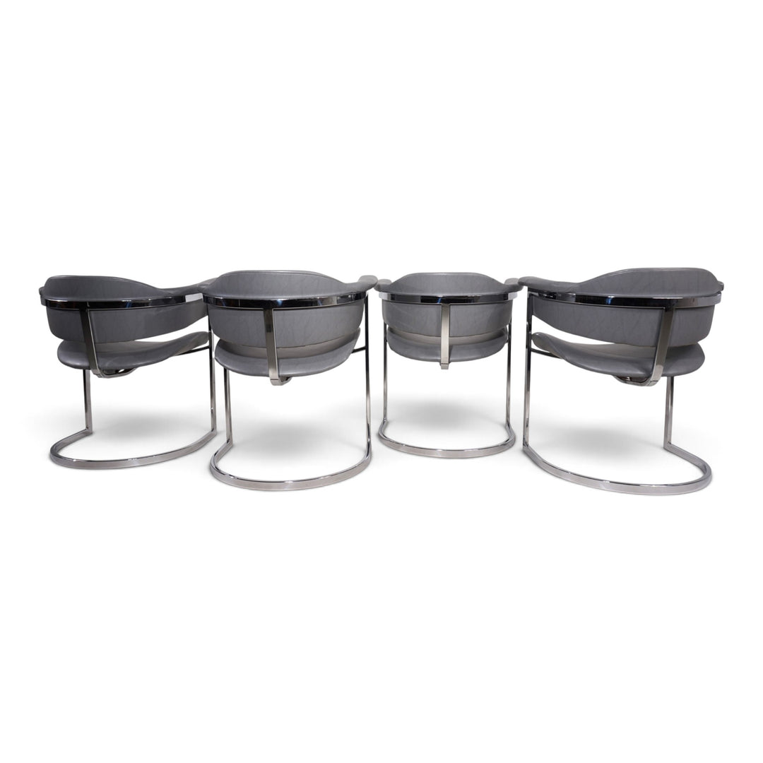 4er Set Esszimmerstühle von Vittorio Introini für Mario Sabot, 1970