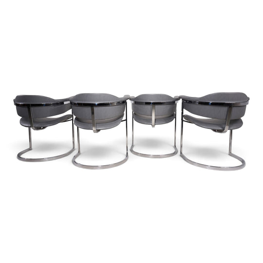 4er Set Esszimmerstühle von Vittorio Introini für Mario Sabot, 1970