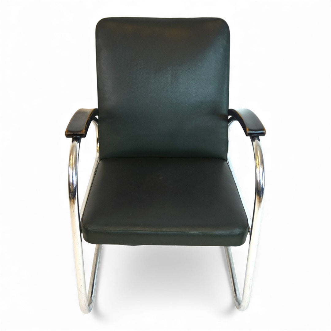 Mauser RS 7 Lounge Stahlrohrsessel, 1950