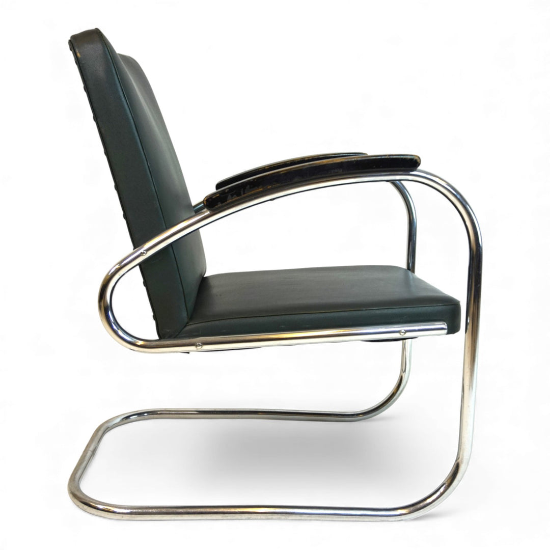 Mauser RS 7 Lounge Stahlrohrsessel, 1950