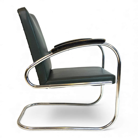 Mauser RS 7 Lounge Stahlrohrsessel, 1950