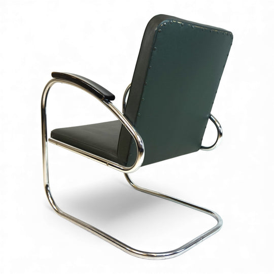 Mauser RS 7 Lounge Stahlrohrsessel, 1950